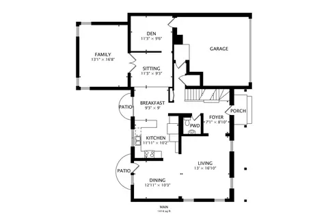 Floorplan - 4230 Eisenhower Cir, Hoffman Estates, IL 60192 photo 1 of 3