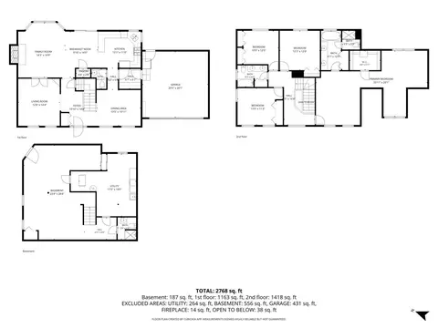 Floorplan - 15 Castlerea Ct, Cary, IL 60013 photo 1 of 1