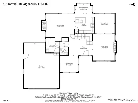 Floorplan - 275 Farmhill Dr, Algonquin, IL 60102 photo 1 of 3