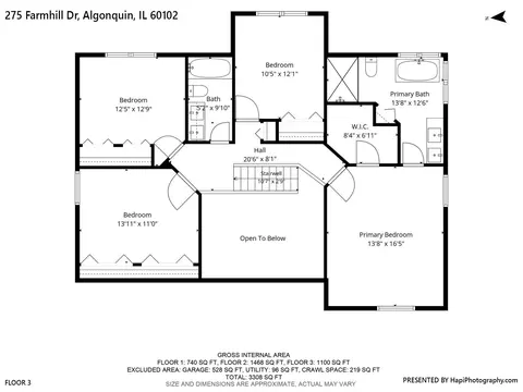 Floorplan - 275 Farmhill Dr, Algonquin, IL 60102 photo 2 of 3
