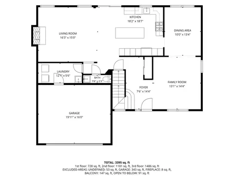 Floorplan - 6909 Twin Falls Dr, Plainfield, IL 60586 photo 1 of 3