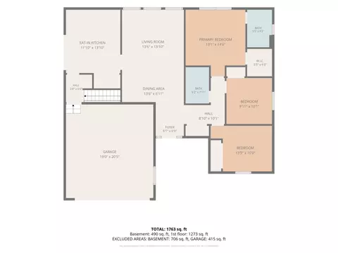 Floorplan - 1840 Kendall Ridge Blvd, Plainfield, IL 60586 photo 2 of 3