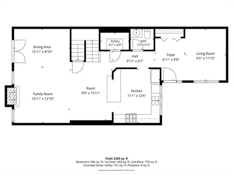 Floorplan - 1045 Wheaton Oaks Dr, Wheaton, IL 60187 photo 1 of 3