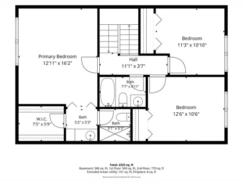 Floorplan - 1045 Wheaton Oaks Dr, Wheaton, IL 60187 photo 2 of 3