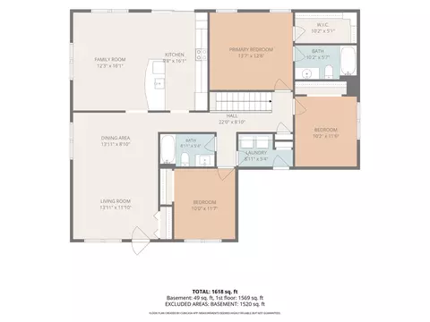 Floorplan - 721 Periwinkle Ln, Aurora, IL 60504 photo 1 of 3