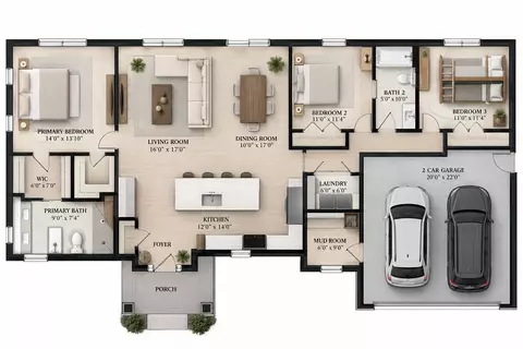 Floorplan - 812 E 152nd St, Phoenix, IL 60426 photo 1 of 1