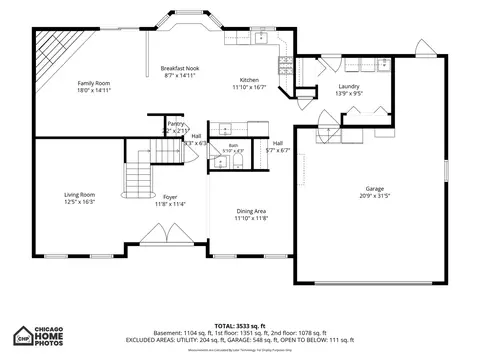 Floorplan - 1200 Prairie Dr, Algonquin, IL 60102 photo 1 of 3