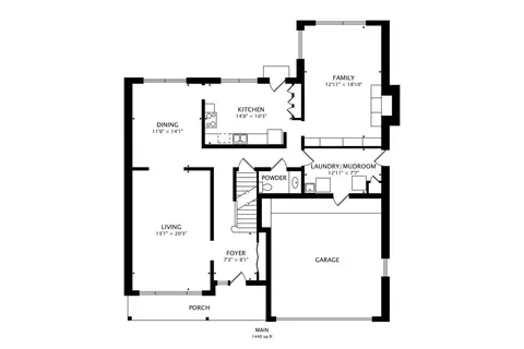 Floorplan - 1220 Brook Ln, Glenview, IL 60025 photo 1 of 3
