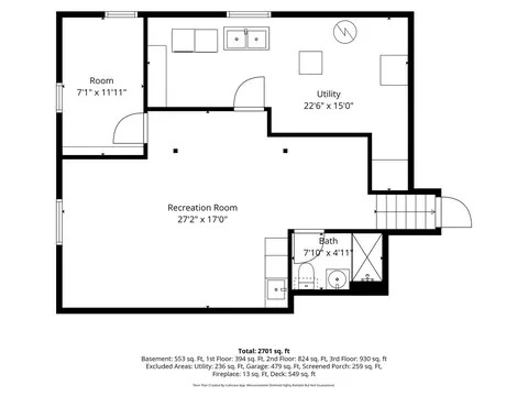 Floorplan - 770 S Stuart Ave, Elmhurst, IL 60126 photo 4 of 4