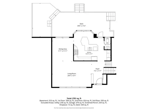 Floorplan - 770 S Stuart Ave, Elmhurst, IL 60126 photo 1 of 4