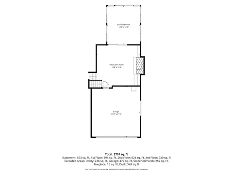 Floorplan - 770 S Stuart Ave, Elmhurst, IL 60126 photo 3 of 4