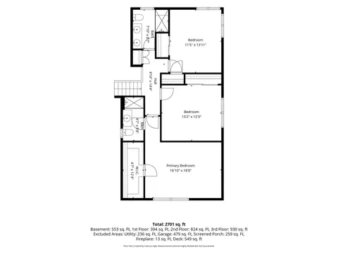Floorplan - 770 S Stuart Ave, Elmhurst, IL 60126 photo 2 of 4