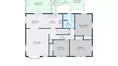 Floorplan - 1502 Julie Dr, Bloomington, IL 61701 photo 2 of 6