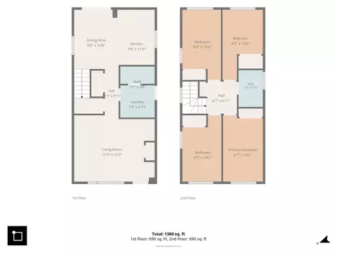 Floorplan - 17089 Crane Ave, Hazel Crest, IL 60429 photo 3 of 3