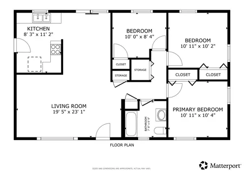 Floorplan - 16432 Sawyer Ave, Markham, IL 60428 photo 1 of 1
