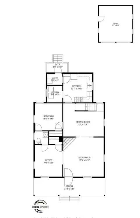 Floorplan - 108 E Van Buren St, Philo, IL 61864 photo 1 of 2