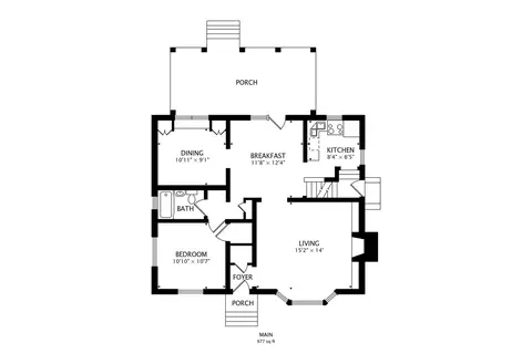 Floorplan - 314 S Wolf Rd, Des Plaines, IL 60016 photo 2 of 3
