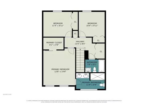 Floorplan - 2852 Lindgren Ct, Aurora, IL 60503 photo 2 of 3
