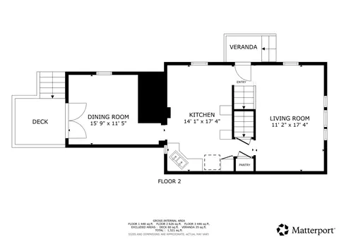 Floorplan - 4004 Oak Ave, Brookfield, IL 60513 photo 1 of 3
