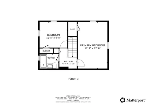 Floorplan - 4004 Oak Ave, Brookfield, IL 60513 photo 2 of 3