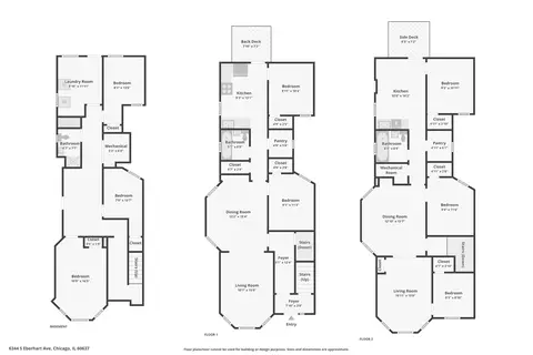 Floorplan - 6344 S Eberhart Ave, Chicago, IL 60637 photo 1 of 1