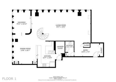Floorplan - 100 E Walton St #41DE, Chicago, IL 60611 photo 1 of 2