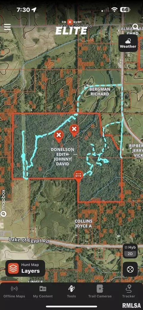 00 Donaldson Ln, Creal Springs, IL 62922