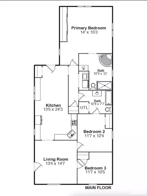 Floorplan - 220 E Wilcox St, Springfield, IL 62707 photo 1 of 1