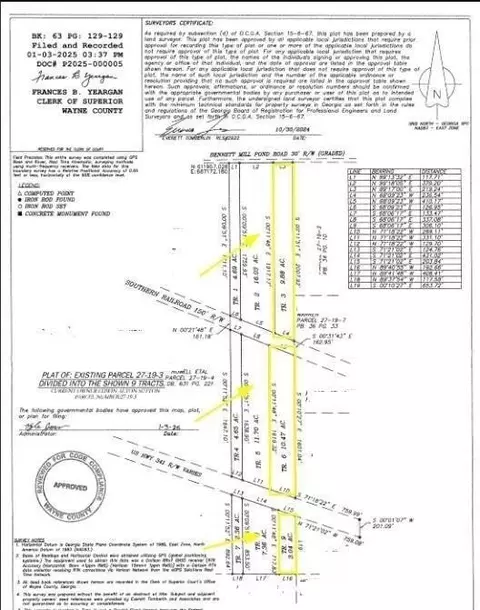 0 Tract 3 Hwy 341 Bennett Mill Pond Rd, Odum, GA 31555