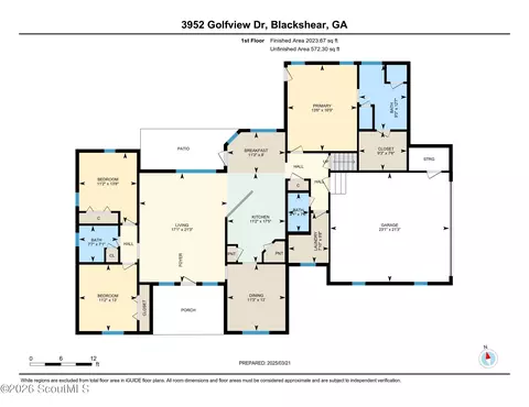 Floorplan - 3952 Golfview Dr, Blackshear, GA 31516 photo 1 of 2