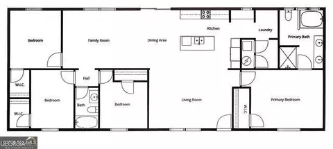 Floorplan - 2099 Susie Baker Rd NE, Shellman Bluff, GA 31331 photo 1 of 1