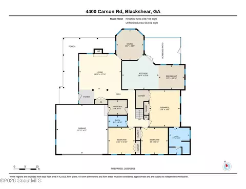 Floorplan - 4400 Carson Rd, Blackshear, GA 31516 photo 1 of 2