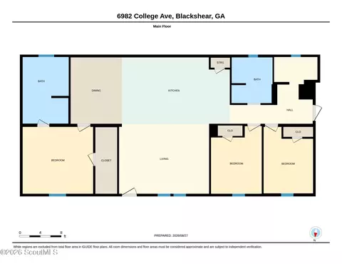 Floorplan - 6982 College Ave, Blackshear, GA 31516 photo 1 of 1