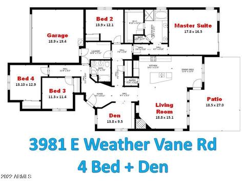 3981 E Weather Vane Rd, Gilbert, AZ 85296 photo 2