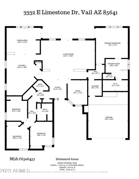 3332 E Limestone Dr, Vail, AZ 85641 photo 47