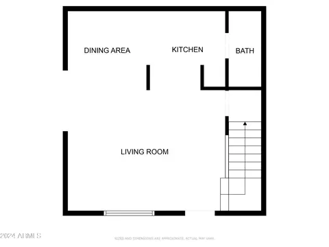 Floorplan - 709 E Cochise Dr #B, Phoenix, AZ 85020 photo 2 of 3