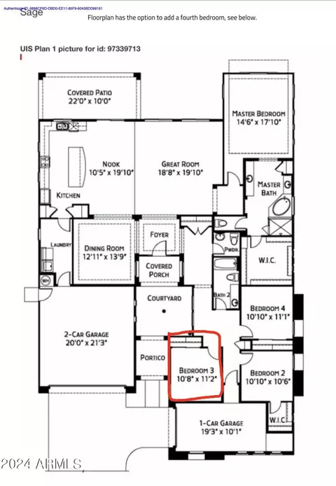 Floorplan - 10352 E Starion Ave, Mesa, AZ 85212 photo 1 of 1