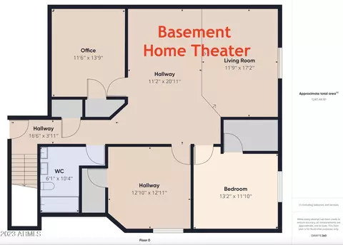 Floorplan - 16238 E Julius Rd, Gilbert, AZ 85298 photo 1 of 2