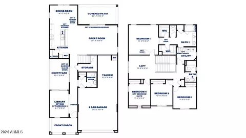 Floorplan - 1737 E Questa Dr, Phoenix, AZ 85024 photo 1 of 1