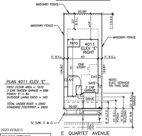 Floorplan - 7808 E Quartet Ave, Mesa, AZ 85212 photo 2 of 3