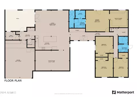 Floorplan - 802 E Harmont Dr, Phoenix, AZ 85020 photo 1 of 1