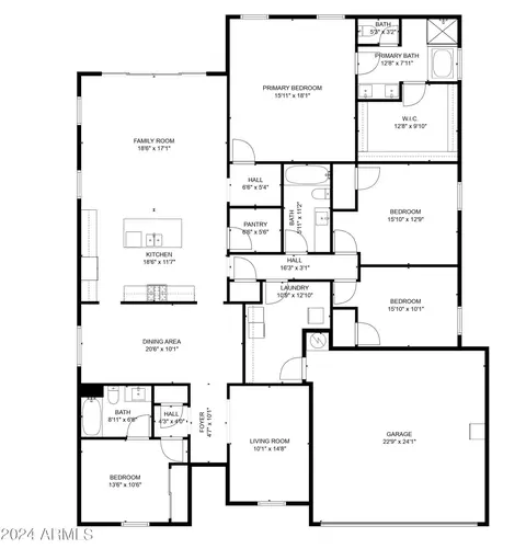 Floorplan - 30596 W Mitchell Dr, Buckeye, AZ 85396 photo 1 of 1