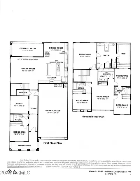 Floorplan - 5970 E Lone Cactus Dr, Phoenix, AZ 85050 photo 1 of 1