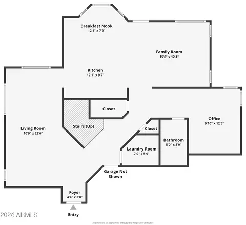 Floorplan - 1157 N Arroyo Ln, Gilbert, AZ 85234 photo 2 of 2