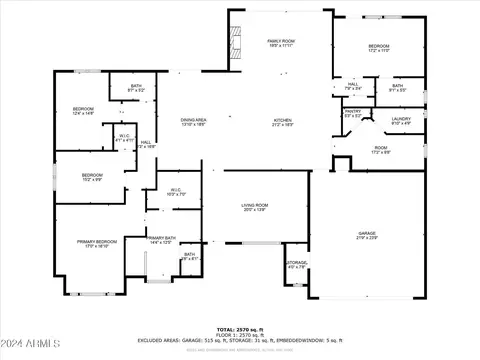 Floorplan - 4912 E Osborn Rd, Phoenix, AZ 85018 photo 1 of 1