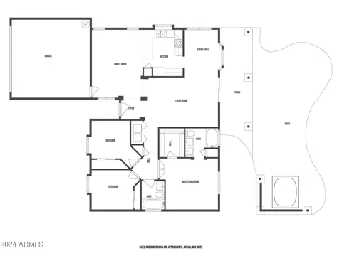 Floorplan - 2736 E Dry Creek Rd, Phoenix, AZ 85048 photo 1 of 1
