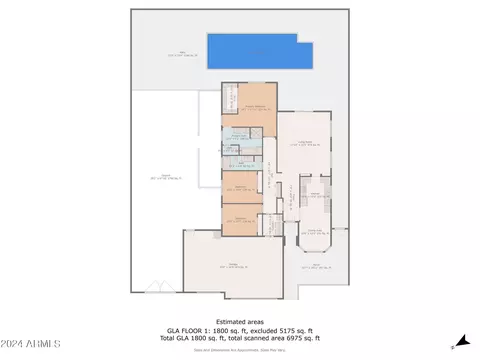 Floorplan - 9617 S 47th Pl, Phoenix, AZ 85044 photo 1 of 1