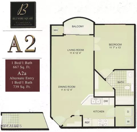 Floorplan - 1701 E Colter St #283, Phoenix, AZ 85016 photo 1 of 1