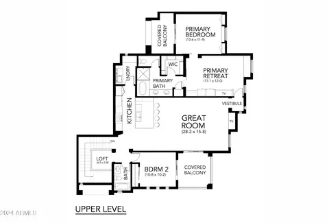 Floorplan - 3935 E Rough Rider Rd #1007, Phoenix, AZ 85050 photo 1 of 2