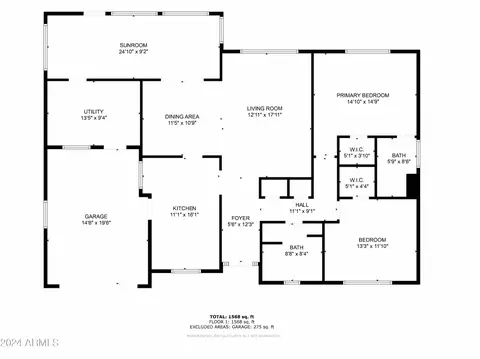 Floorplan - 6315 E Billings St, Mesa, AZ 85205 photo 1 of 1